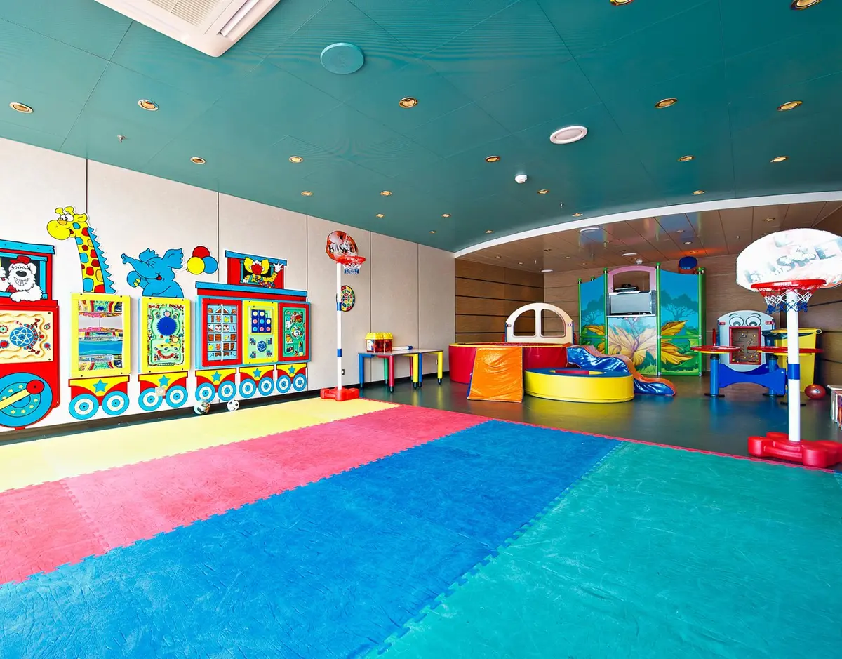 Sala de brinquedos infantil do MSC Musica
