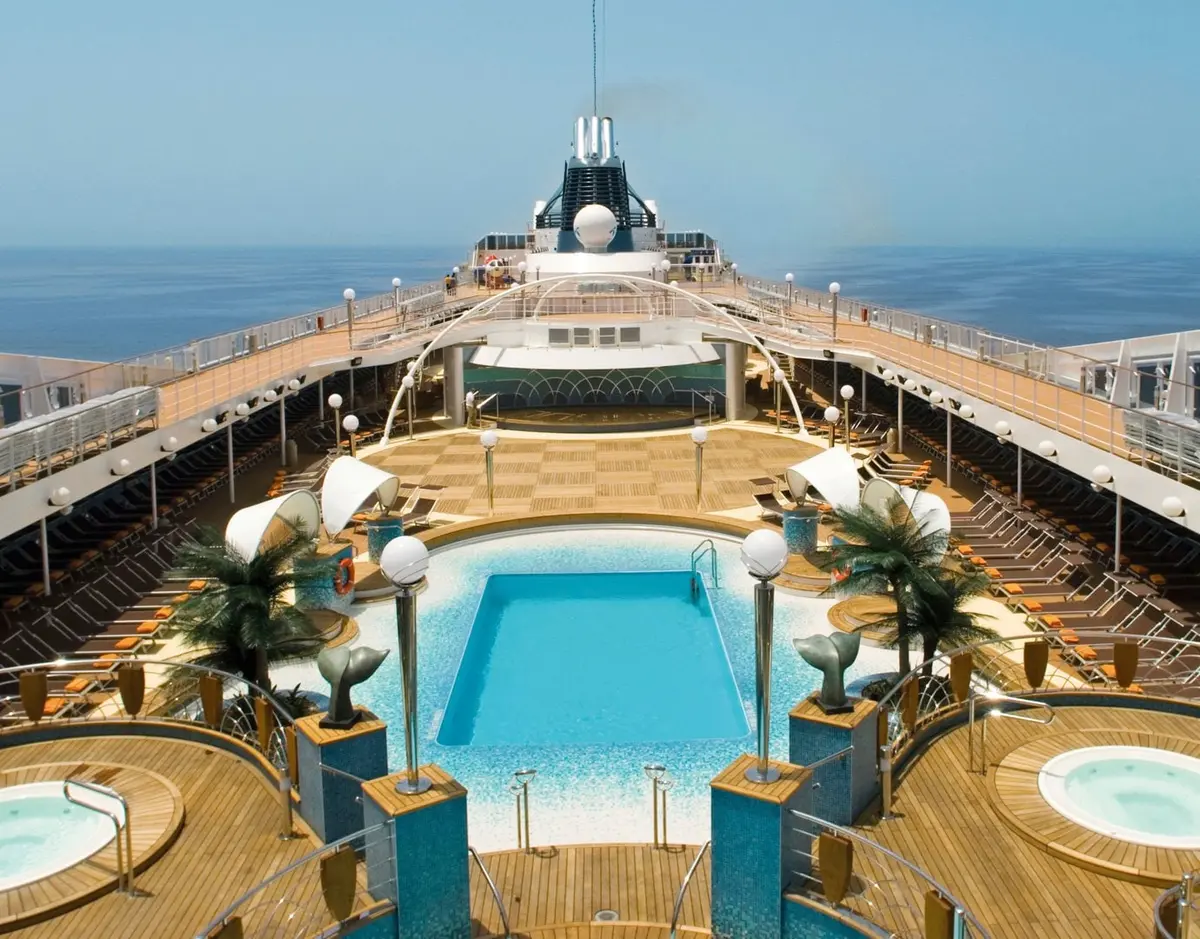 Piscina La Spiaggia do MSC Musica