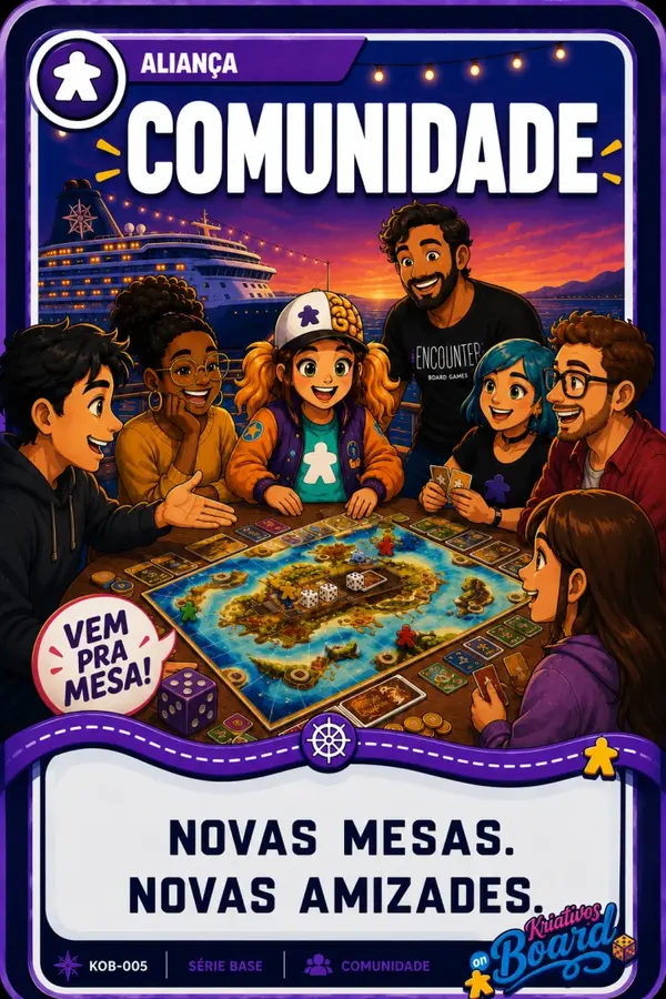 Carta Comunidade - Encontro nacional de jogadores de board games e RPG