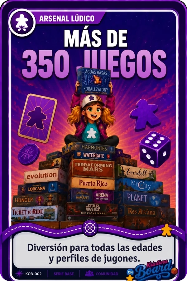 Carta Juegos - Colección con más de 350 títulos de juegos de mesa